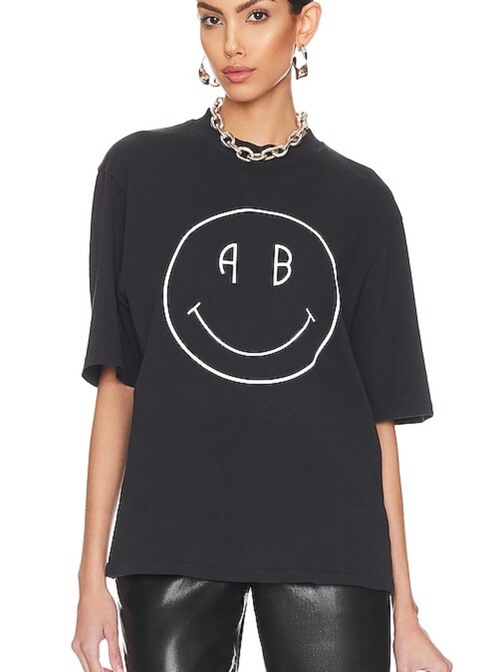 SOLD OUT Anine Bing Smiley T-Shirt XS